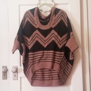 Chevron Dolman Sweater
